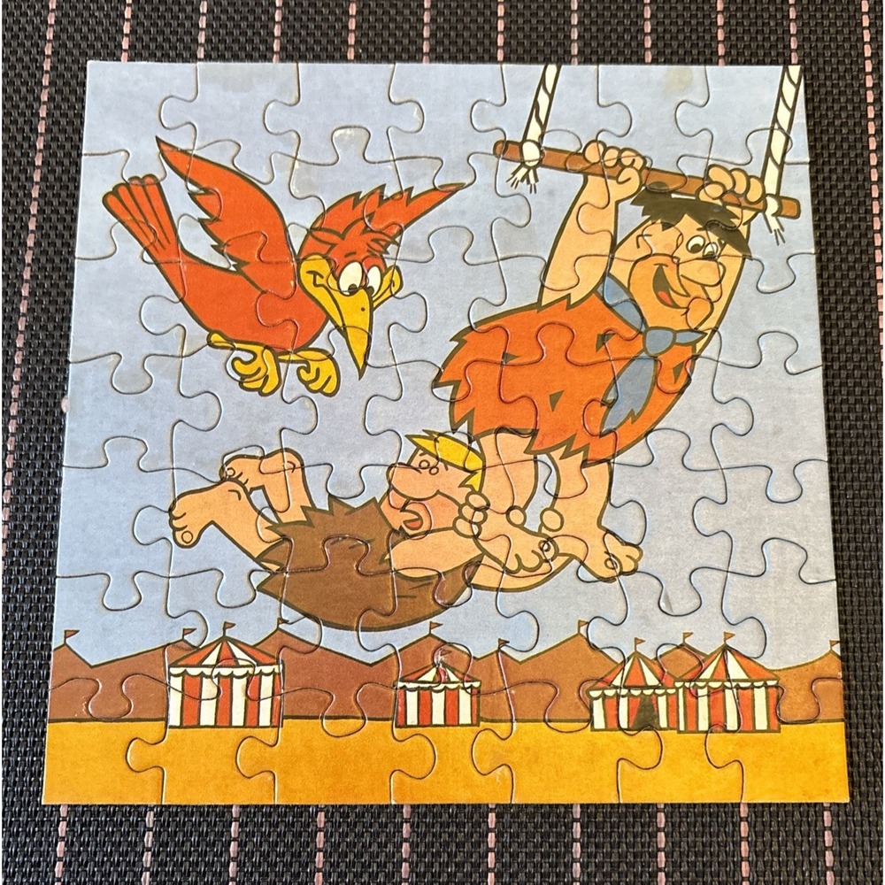 RARE Vintage - The Flintstones 1974 Hanna-Barbera Puzzle- All Pieces! - 50 Pc
